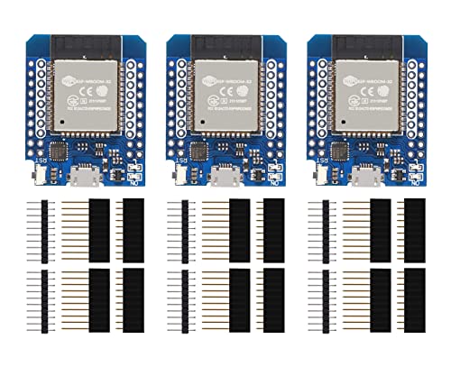HiLetgo 3pcs ESP32 Mini ESP-32 Development Board WLAN WiFi Bluetooth IoT Development Board