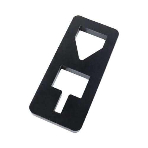 T Post Puller Plate Heavy-Duty Steel Quick Remove T-Posts from Farm & Garden Tractor Bucket Handyman Jack or S Hook, Use Different Gauges of Chain to Pull Out The T-Post from The Ground (Orange)