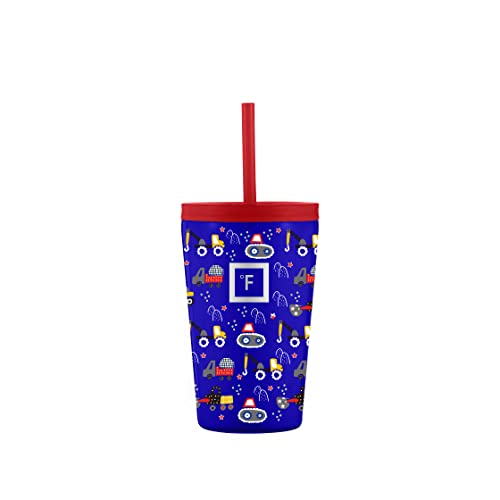 IRON °FLASK Classic Tumbler - Vacuum Insulated Stainless Steel Water Bottle, Double Walled, Drinking Cup, Insulated Travel Mug (Cotton Candy, 24 oz Solid Lid)