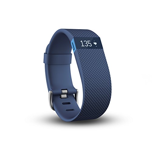 Fitbit Charge HR Wireless Activity Wristband (Black, Large)
