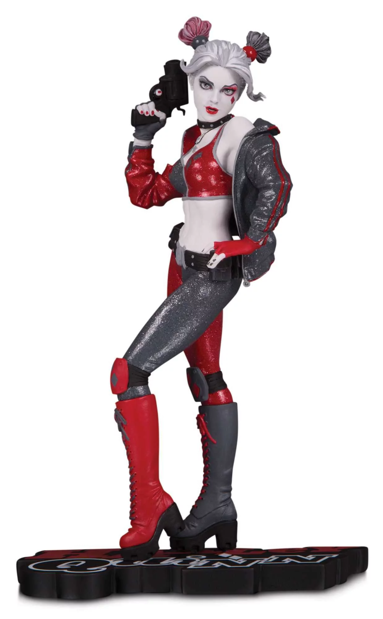 Batman Harley Quinn Red, White & Black Harley Quinn Statue (Joshua Middleton)