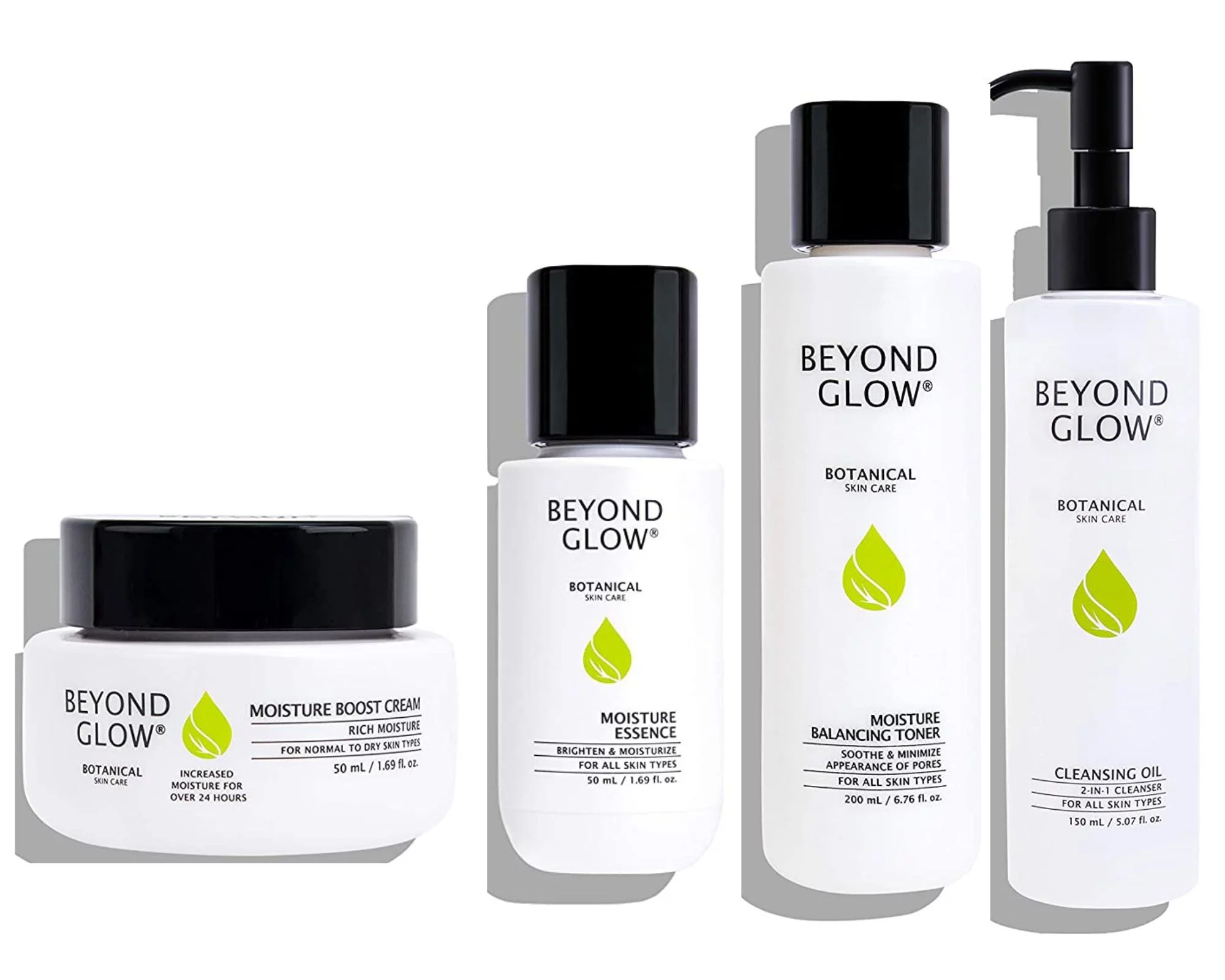 Beyond Glow Cleansing Oil + Toner + Essense + Moisture Cream