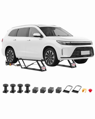 VEVOR Car Lift, 7000 lbs Capacity Car Lifts for Home Garage, 3-Level Adjustable with 29.4