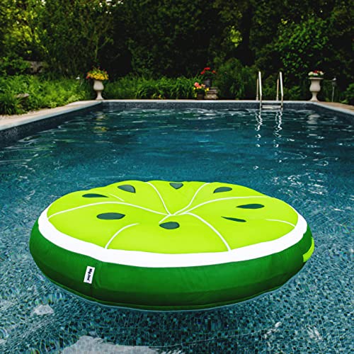 Big Joe Fruit Pool Floats, No Inflation Needed, Quick Draining Fabric, Round Loungers and Pool Noodles