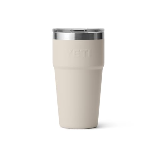 YETI Rambler 20 oz Stackable Tumbler, Stainless Steel, Vacuum Insulated with MagSlider Lid