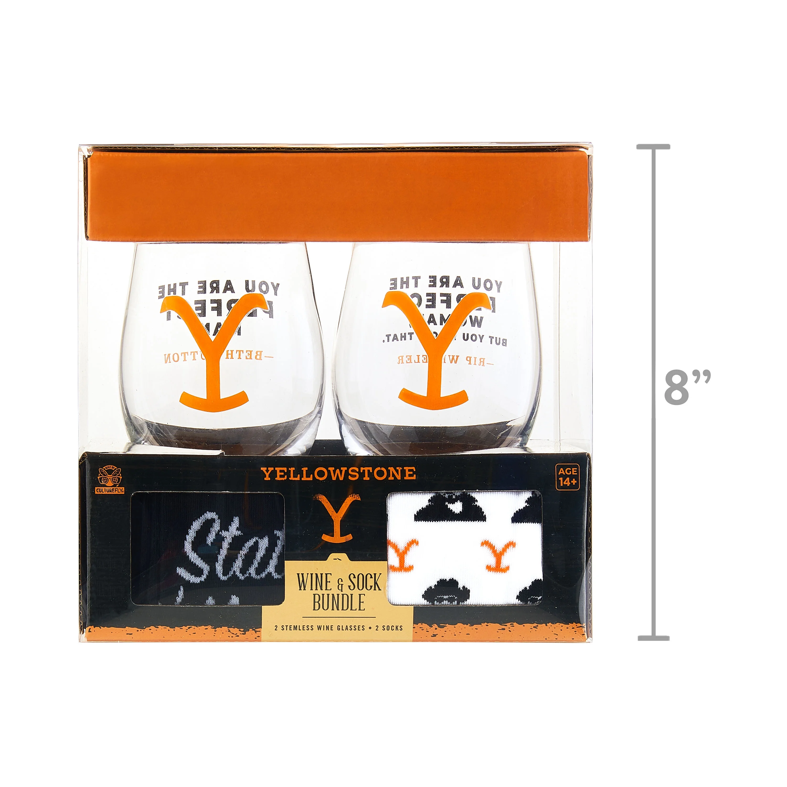 Yellowstone Valentine's Day Sock and Wine Set