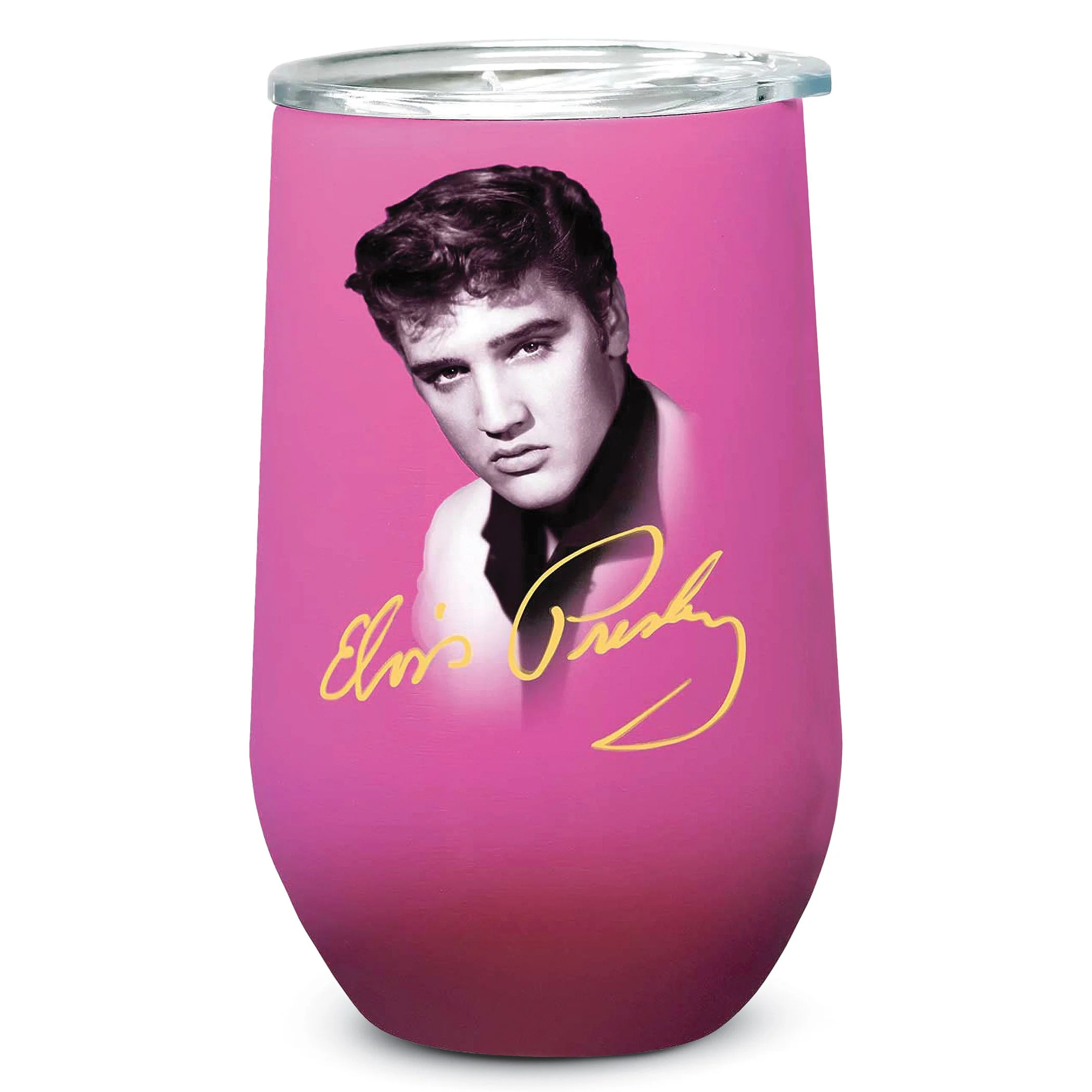 SPOONTIQUES 16947 ELVIS STAINLESS WINE TUMBLER