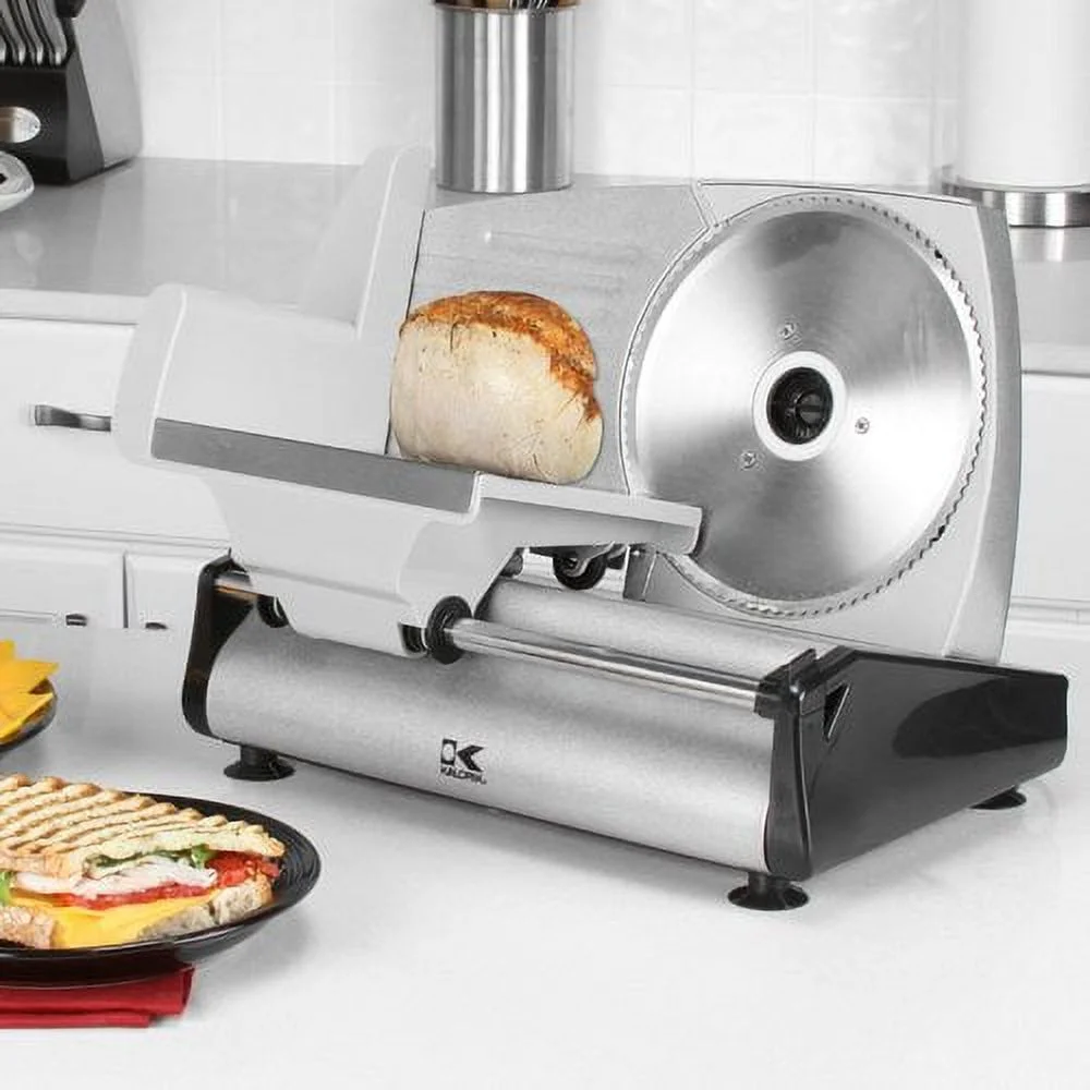 Kalorik 180 Watts Silver Professional Style Food Slicer