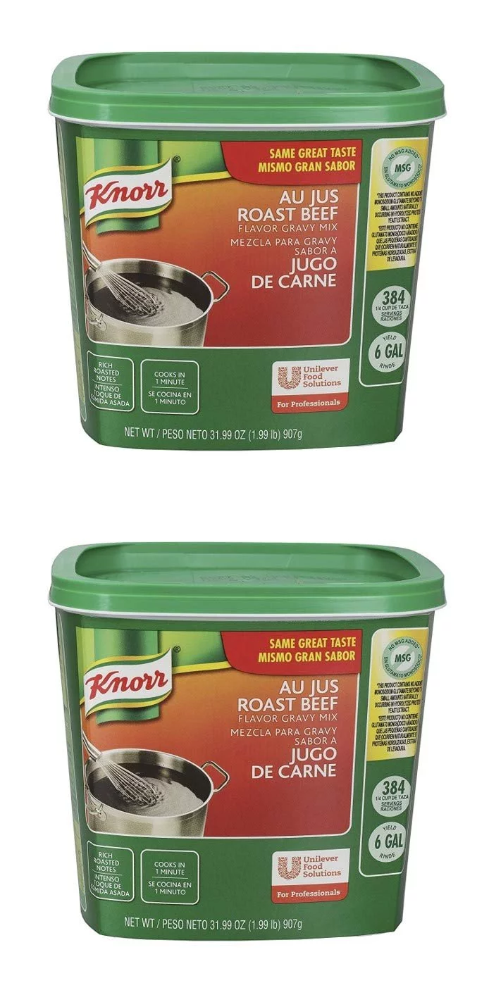 Knorr Au Jus Roast Beef Flavor Gravy Mix 1.99 lb, Pack of 2