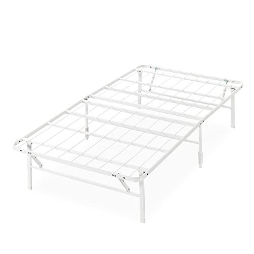 ZINUS Rumi 14in Full Metal Bed Frame, Quick Assembly SmartBase® Mattress Foundation, Heavy Duty Sturdy Steel with No Box Spring Needed, Eco-Friendly Packaging, Black