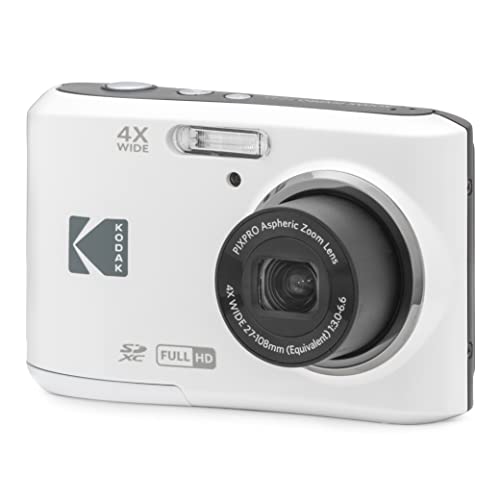 KODAK PIXPRO Friendly Zoom FZ45-BK 16MP Digital Camera with 4X Optical Zoom 27mm Wide Angle and 2.7
