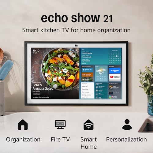 Amazon Echo Show 15 (newest model), Full HD 15.6