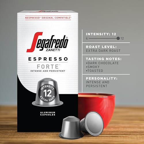 Segafredo Zanetti Espresso Capsules, Variety Pack, Compatible with Nespresso Original Machines, 40 Count Aluminum Pods