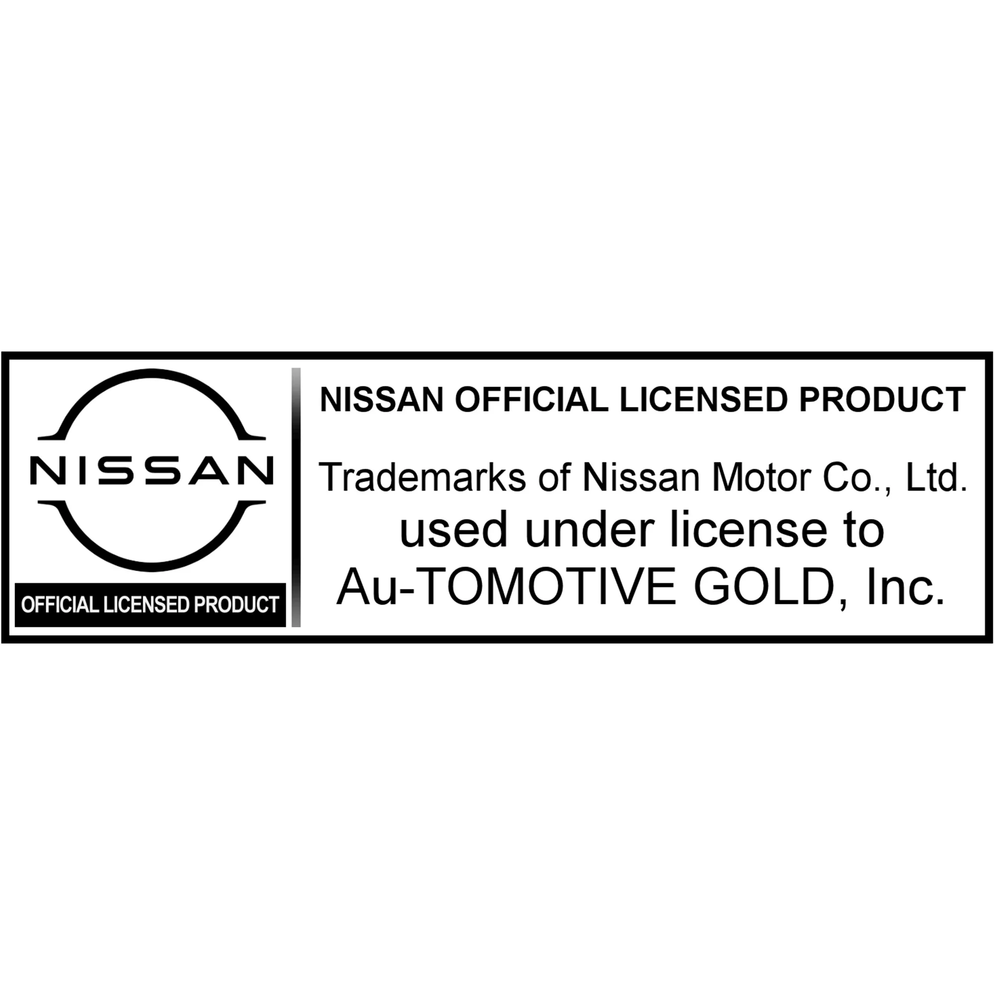 Nissan Pro-4X Laser Etched Logo Cut-Out License Plate Frame (Black)