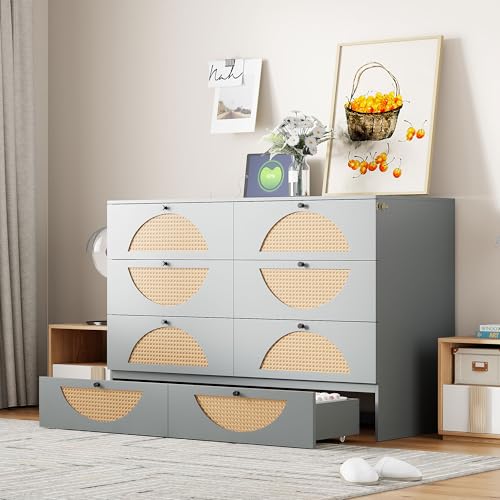 Harper & Bright Designs Full Size Murphy Bed Cabinet Wall Bed Chest with USB, Charging Station and Large Storage Drawer for Home Office (Brushed White)