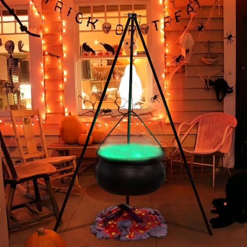 Halloween Decorations - Large Witches Cauldron on 54