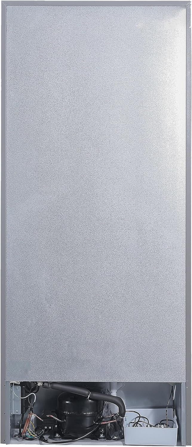 14cf Upright Freezer CONVERTIBLE REF Garage Ready 28in wide 110V (Stainless)