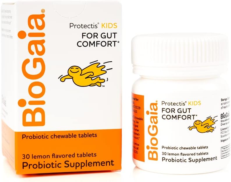 BioGaia Probiotic Chewable Tablets, Box Simple and Easy Way to Promote Digestive and Immune Health, 30 Count