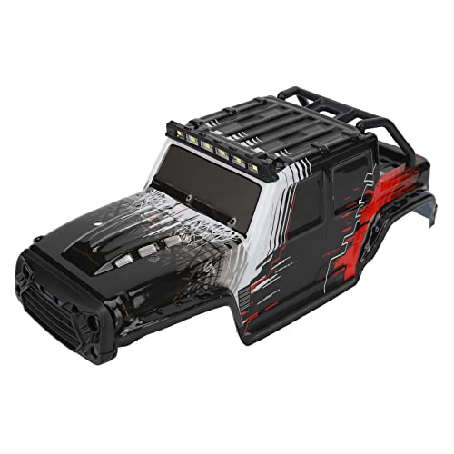 RC Car Body Shell Cover, Accurate Size Remote Control Car Body Accessory Fit for SCY 16103PRO 1/16 RC (Red)