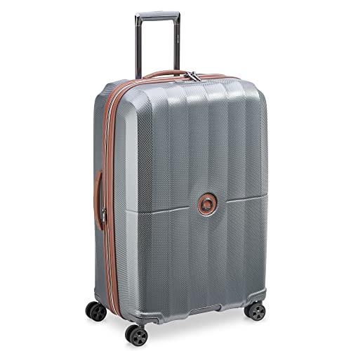 DELSEY PARIS Carrousel Hardside Expandable Luggage with Spinner Wheels, Navy, Carry-on 21 Inch