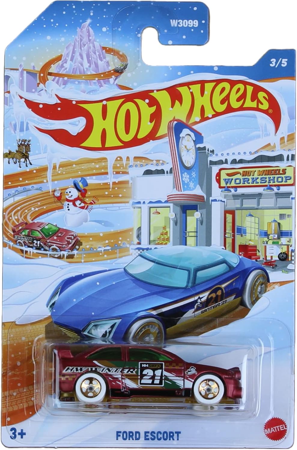 Hot Wheels 2021 Winter Holiday Complete Set of 5 Diecast Vehicles