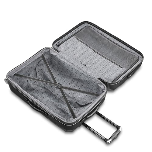 Samsonite Centric 2 Hardside Expandable Luggage with Spinner Wheels, Black, Carry-On 20-Inch