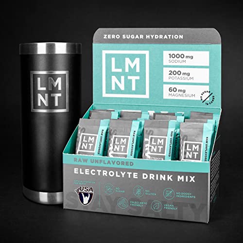 LMNT Zero Sugar Electrolytes - Watermelon Salt | Drink Mix | 30 Count