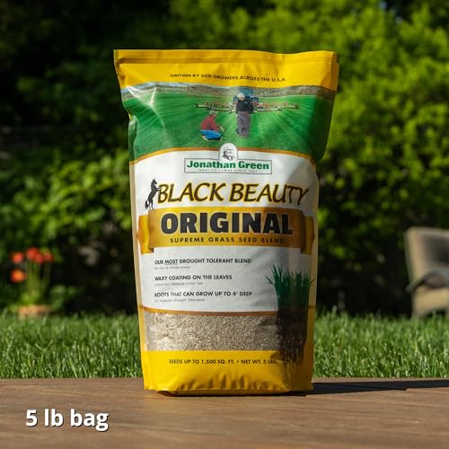 Jonathan Green 10315 Black Beauty Grass Seed Mix, 25-Pound