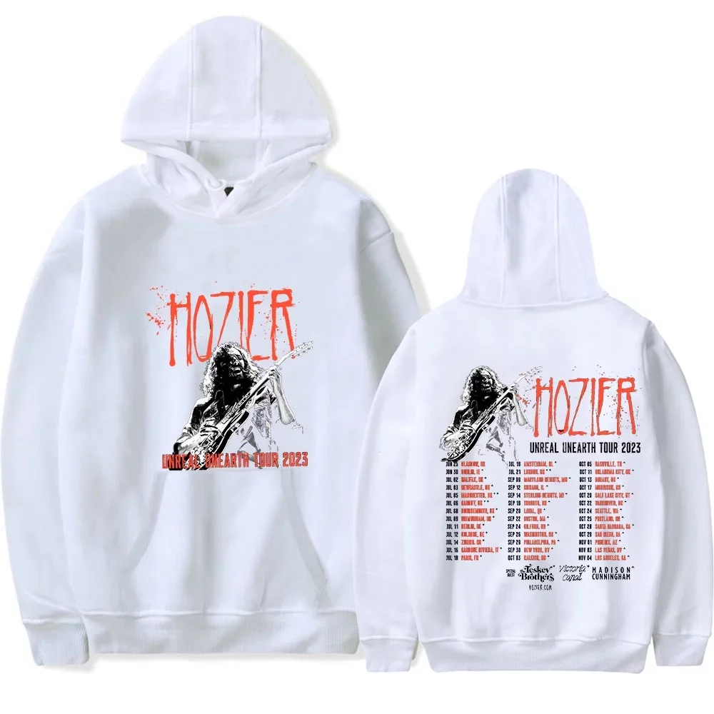 Hozier hoodies 2023 Unreal Unearth tour hoodies sweatshirt music fans  rock club hoodies sweatshirt blues Pullovers