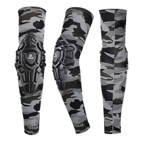 SUOGTS Motorcycle Knee Elbow Shin Guard Pads for Men Women Basketball Dirt Bike Motocross Knee Protection Gear Armor Cooling Arm Sleeves for Climbing Camping Cycling