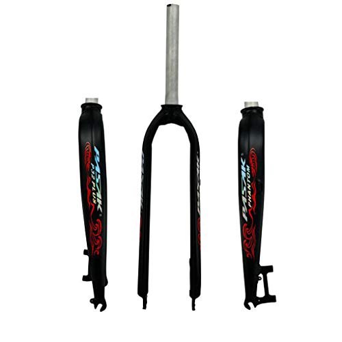 MTB Frosted Rigid Forks,Ultralight Aluminum Alloy 26/29inch Fork Bicycle Accessories for Support Hydraulic Disc Brake