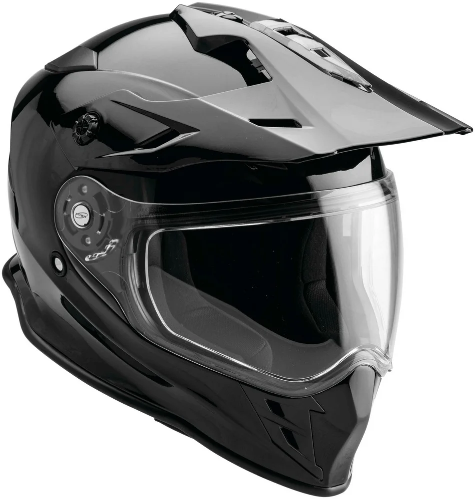 First Gear  Ajax Adventure Helmet, Black - Extra Small