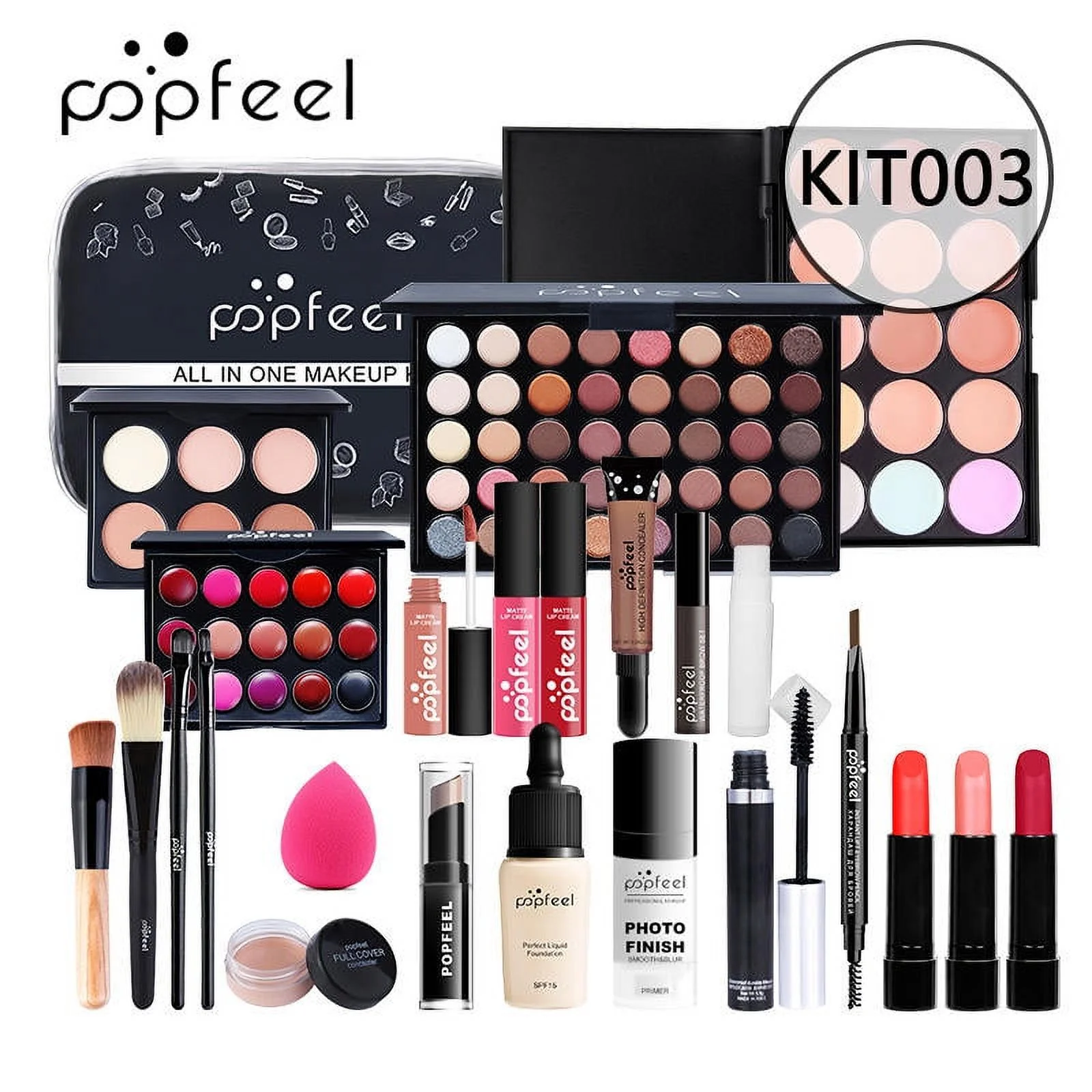 Makeup Kit ALL IN ONE Full Facial Makeup Set Eye Shadow Lip Gloss Eyeliner Makeup Brushes Cosmetics Bag Makeup Products