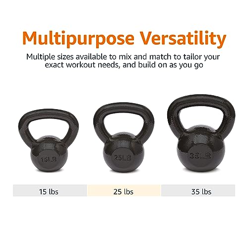Amazon Basics Cast Iron Kettlebell