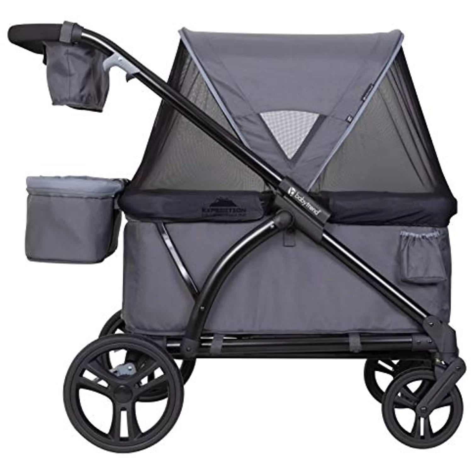 Baby Trend Expedition Wagon Stroller, Solid Print Gray