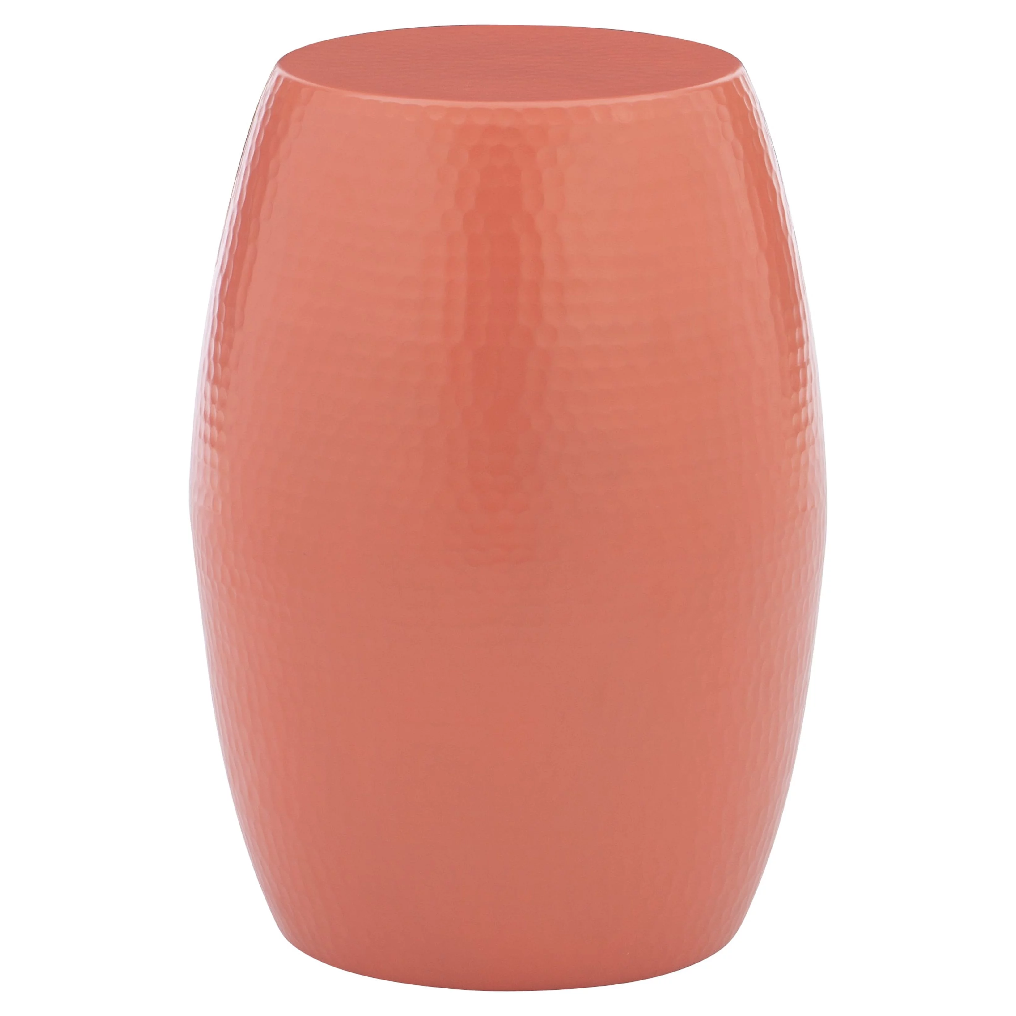 Powell Shelbie Round Textured Metal Indoor Accent Side Table, 19