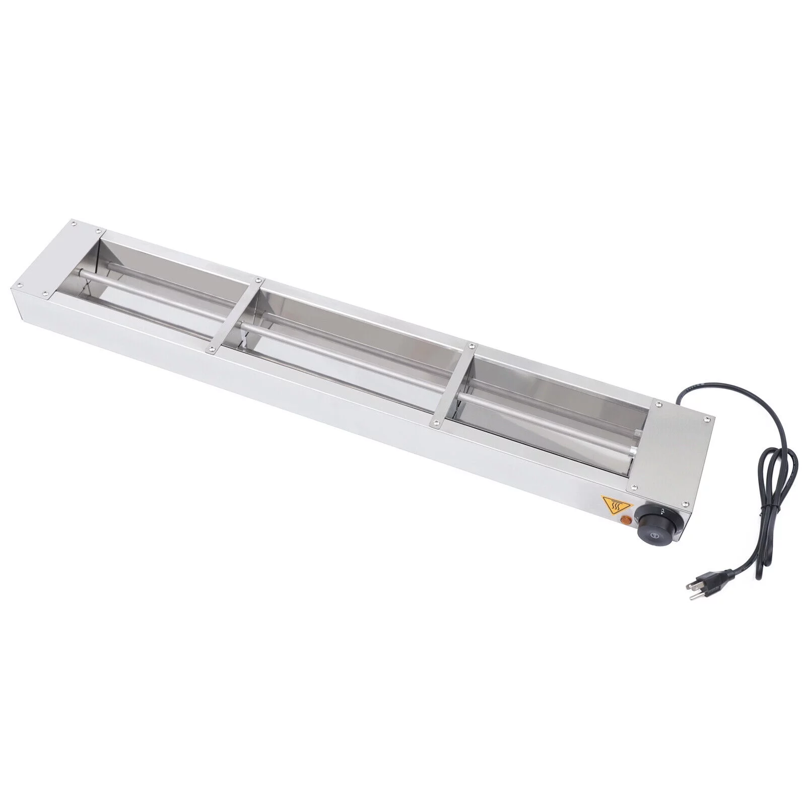 CNCEST 36*5.91*2.56in Commercial Food Warmer Bar Infrared Strip Heater Heat Lamp 110V 500/600W