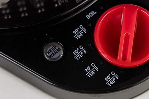 Bodum 17oz Bistro Electric Water Kettle For Coffee & Tea, BPA-Free Plastic, Rapid-Boil, Auto Shut-Off, White