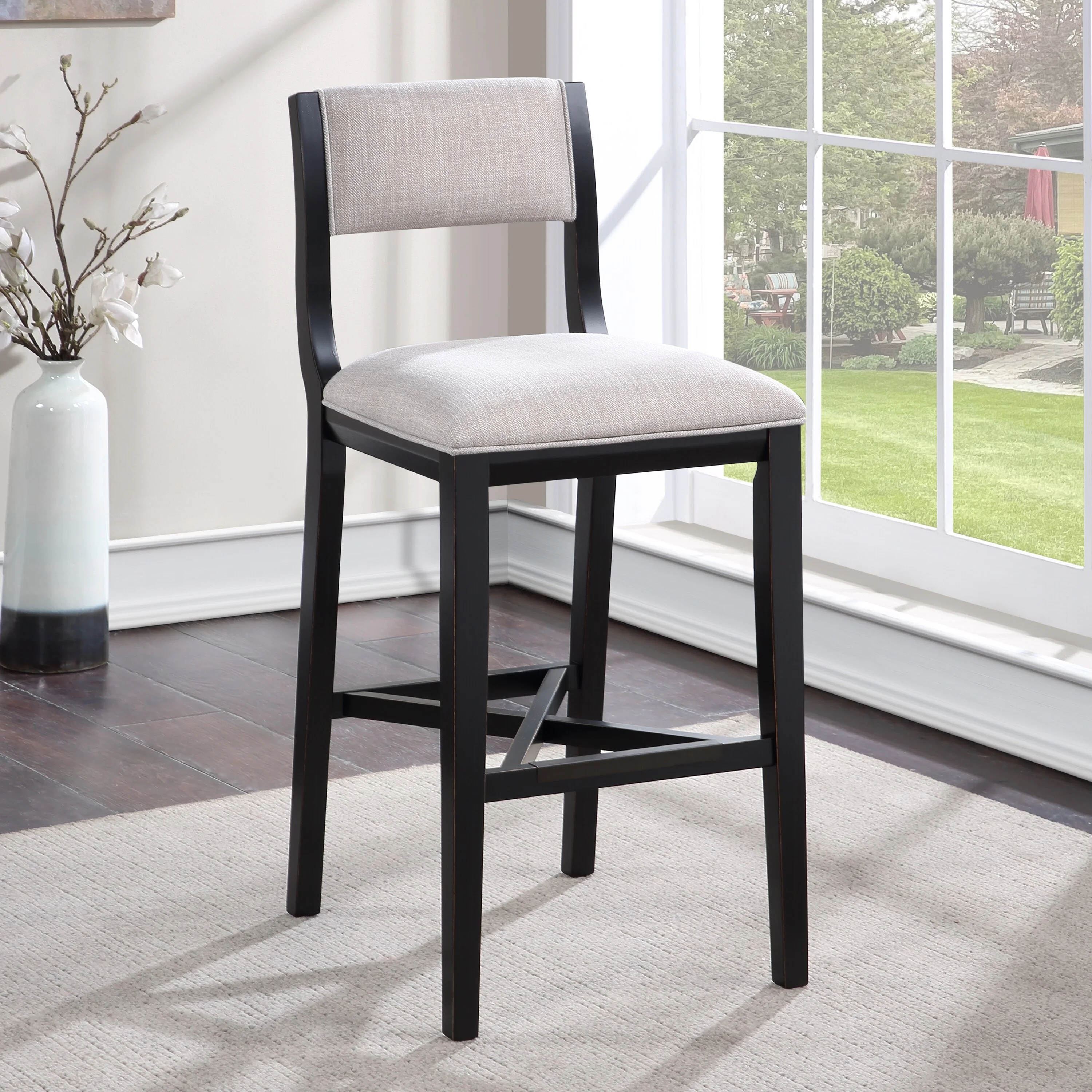 Greyson Living Burbank Solid Wood Bar Stool by