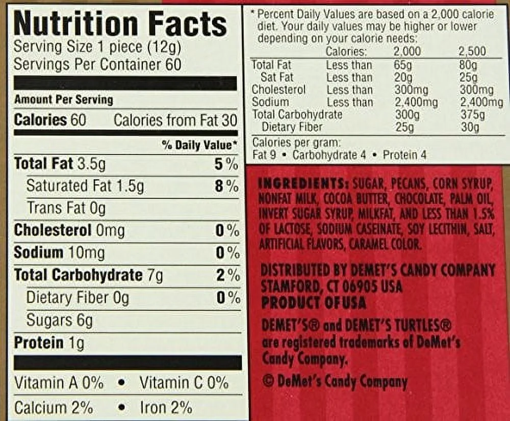 DeMets Candy DeMets  Turtles, 0.42 oz