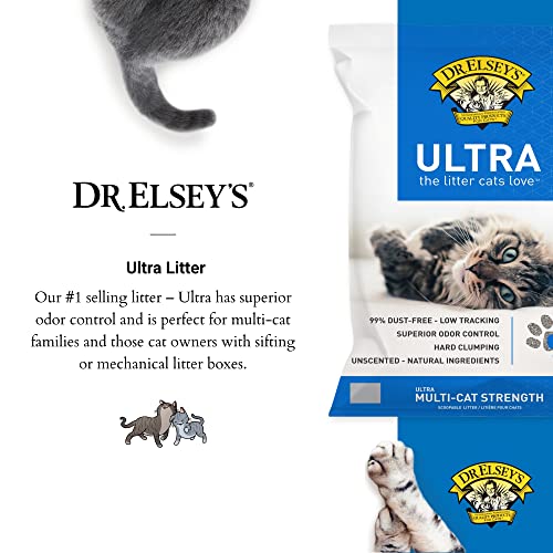 Dr. Elsey's Ultra UnScented Clumping Clay Cat Litter 40 lb. Bag