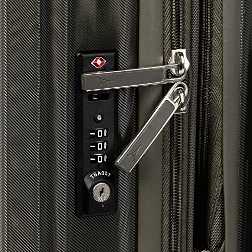 Travelpro Maxlite Air Hardside Expandable Carry on Luggage, 8 Spinner Wheels, Lightweight Hard Shell Polycarbonate Suitcase, Shadow Grey, Carry On 21-Inch