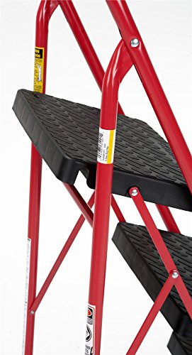 COSCO 2-Step Big Step, Steel Step Stool, Gray