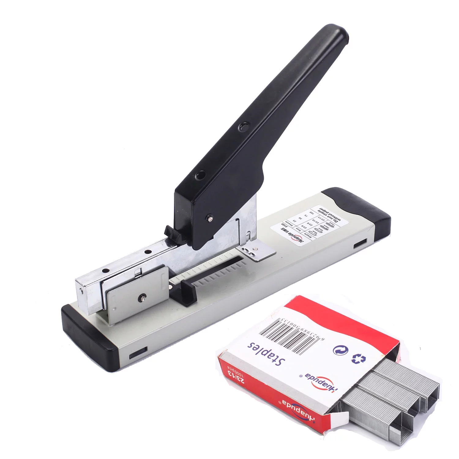 uyoyous Heavy-Duty Stapler, 100-Sheet Capacity, with 1000pcs Staples (23/13)