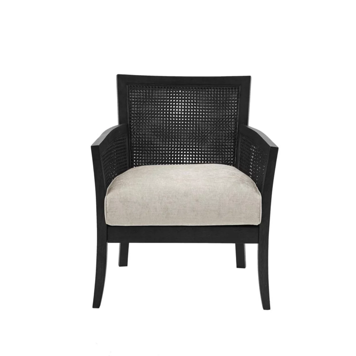 Madison Park Transitional Diedra Diedra Accent Chair in Black Finish MP100-1174