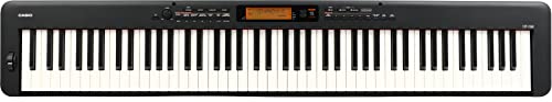 Casio CDP-S360 Slim 88-Key Weighted Digital Piano | Portable, Lightweight & Compact | 700 Tones, 200 Rhythms | Songwriting tools | USB-MIDI, Built-In Speakers | LCD Display