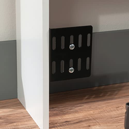 Sauder River Ranch Full/Queen Bookcase Headboard, in Grand Walnut Finish