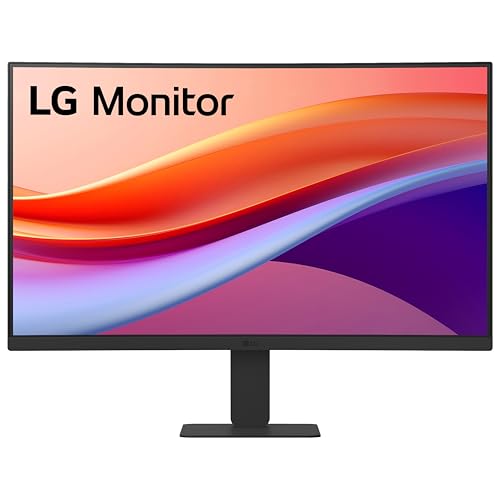 LG 24U421A-B 24-inch Full HD (1920 x 1080) Curved Computer Monitor, 100Hz, 5ms, HDR10, 3-Side Borderless, Switch, HDMI, USB Type-C 15W PD, Tilt Slim Stand, Black