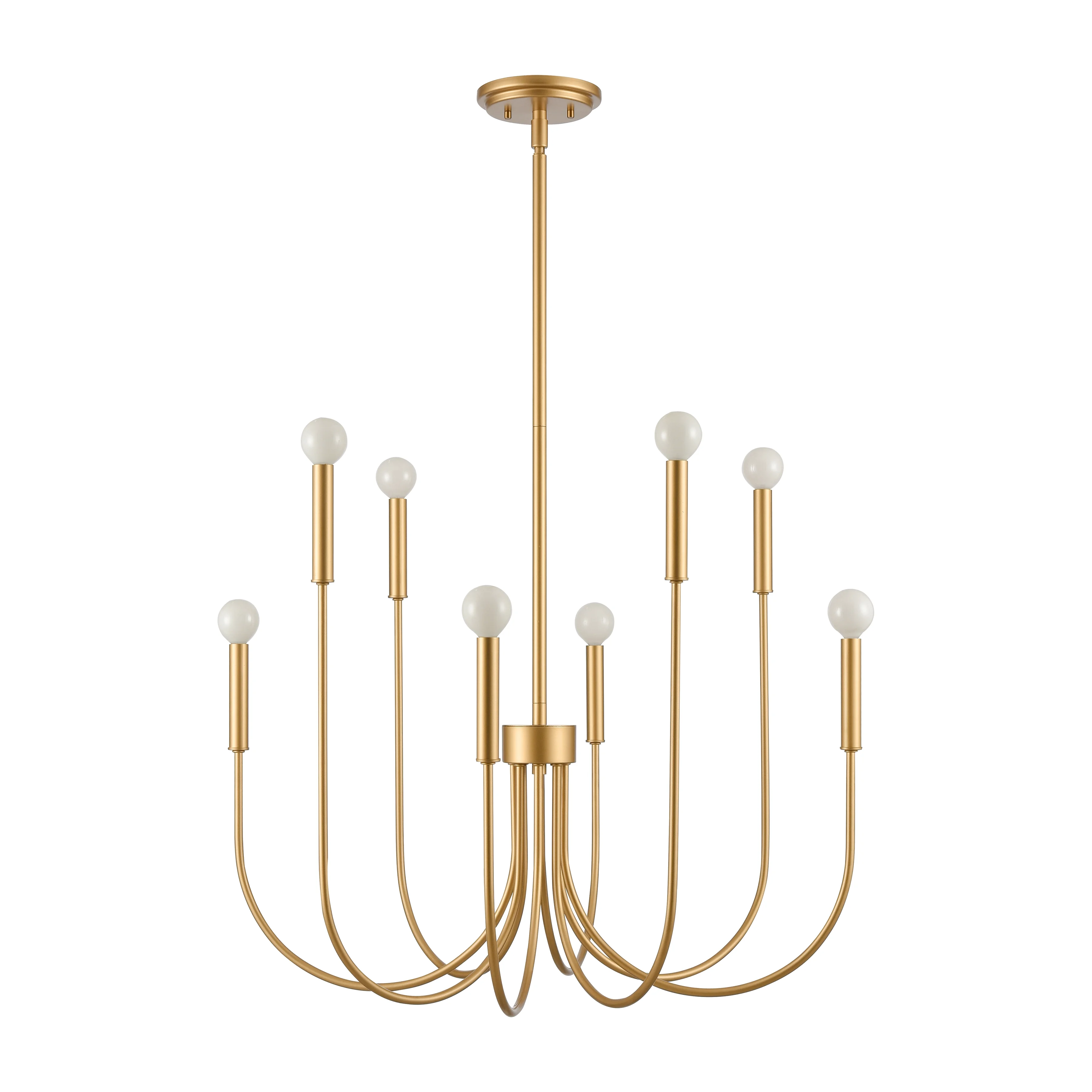 Elk Home 28-Inch Wide Ulla Chandelier, Transitional, Gold