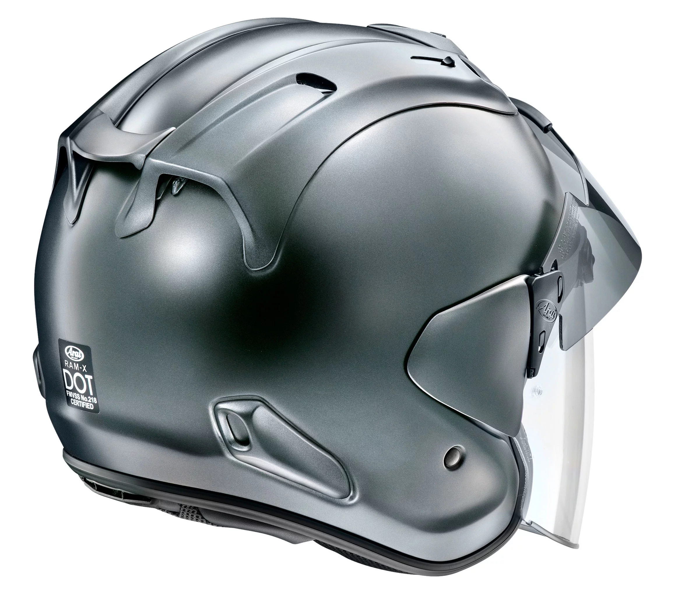 Arai Ram-X Solid Helmet - Gun Metallic Frost - LG